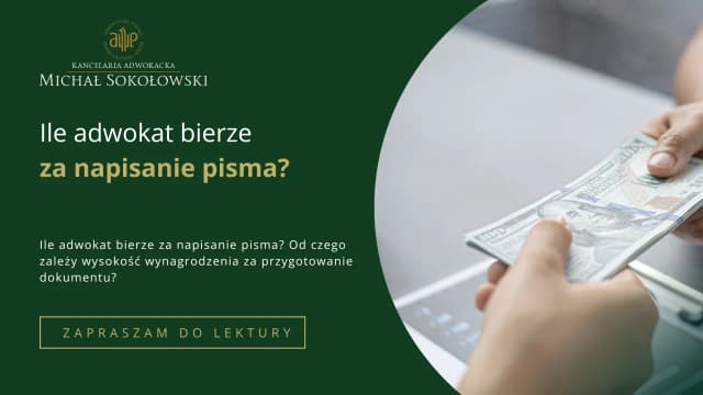 Ile kosztuje napisanie pisma przez prawnika? Ceny i przykłady dokumentów Ile kosztuje napisanie pisma przez prawnika? Ceny i przykłady dokumentów