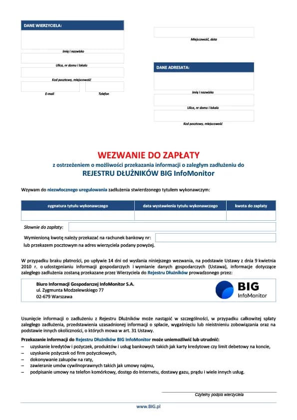 Ile wezwań do zapłaty przed pozwem? Poznaj wymogi prawne Ile wezwań do zapłaty przed pozwem? Poznaj wymogi prawne