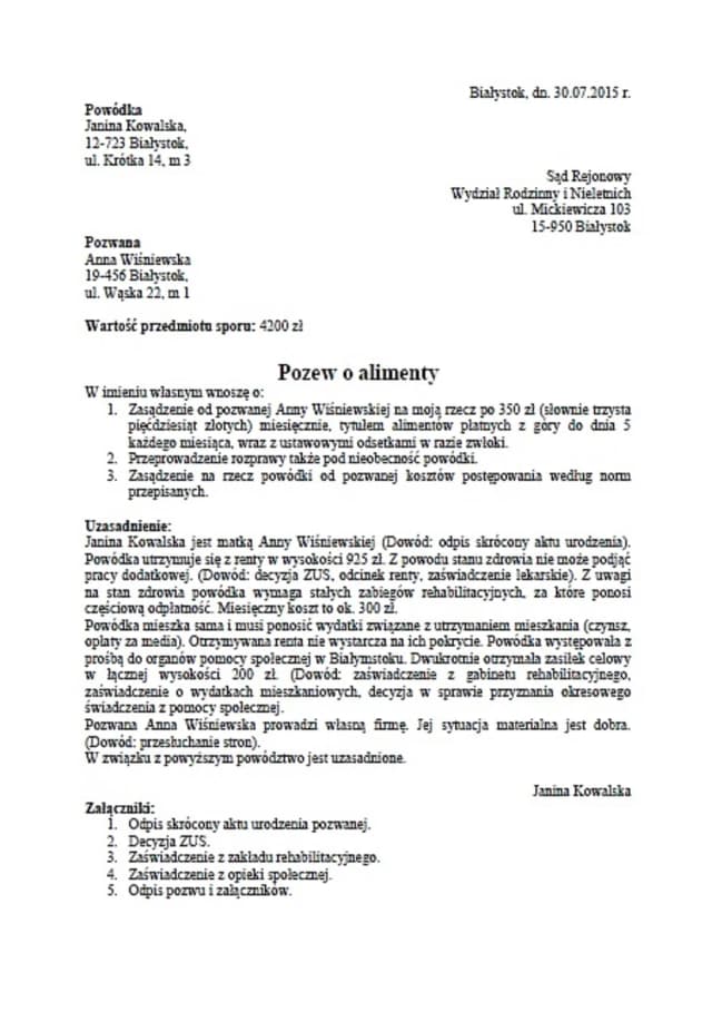Czy można ręcznie napisać pozew o alimenty? Poznaj fakty Czy można ręcznie napisać pozew o alimenty? Poznaj fakty