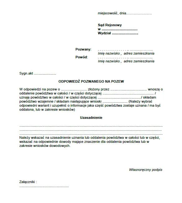 Czy powód dostaje odpowiedź na pozew? Poznaj procedurę sądową Czy powód dostaje odpowiedź na pozew? Poznaj procedurę sądową