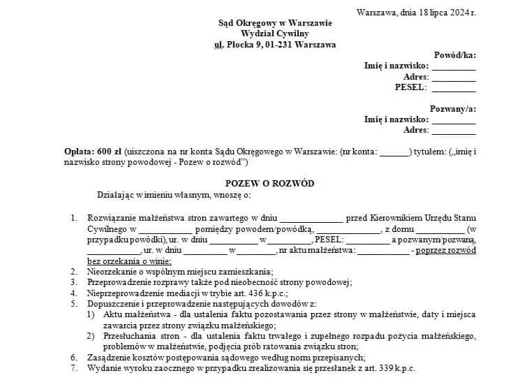 Co zrobić, gdy dostałem pozew o rozwód? Kluczowe kroki i porady Co zrobić, gdy dostałem pozew o rozwód? Kluczowe kroki i porady