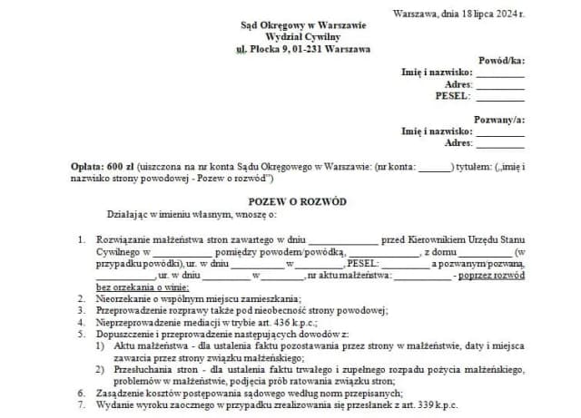 Co zrobić, gdy dostałem pozew o rozwód? Kluczowe kroki i porady Co zrobić, gdy dostałem pozew o rozwód? Kluczowe kroki i porady